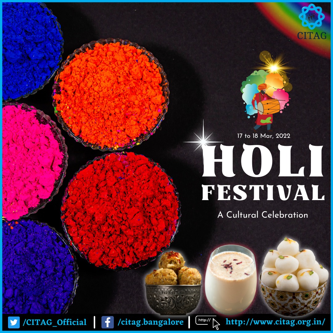 #Holi Wish everyone a happy and vibrant Holi!
<a href="/citaghelpline/">CITAG Covid Helpline BLR</a> <a href="/grovervj/">VIJAY</a> <a href="/kmssons/">Deepak Shenoy | दीपक शेणै</a> <a href="/apogee79/">Gayathri Gopalakrish</a> <a href="/psridharp/">Sridhar Pabbisetty</a> <a href="/smileandshine20/">Deepa 🇮🇳</a> @Venkatagiri_GR <a href="/KirtiThakuria/">Kirti Thakuria</a> <a href="/shrikanttirki/">ಶ್ರೀಕಾಂತ ಟಿರ್ಕಿ..</a> <a href="/sangeethsk78/">Sangeeth Kumar CEH, CWHH, CMC, CMAS</a> <a href="/sriAAA_/">Arun A Arya</a> <a href="/CMofKarnataka/">CM of Karnataka</a> <a href="/BBMPCOMM/">Maheshwar Rao.M, IAS</a> <a href="/BbmpchdTeam/">CITIZEN HELP DESK - Bengaluru</a> <a href="/bheem_rajesh/">Bheem Rajesh</a> <a href="/shetty_vikram/">Vikram Shetty</a> <a href="/KarnatakaVarthe/">DIPR Karnataka</a>