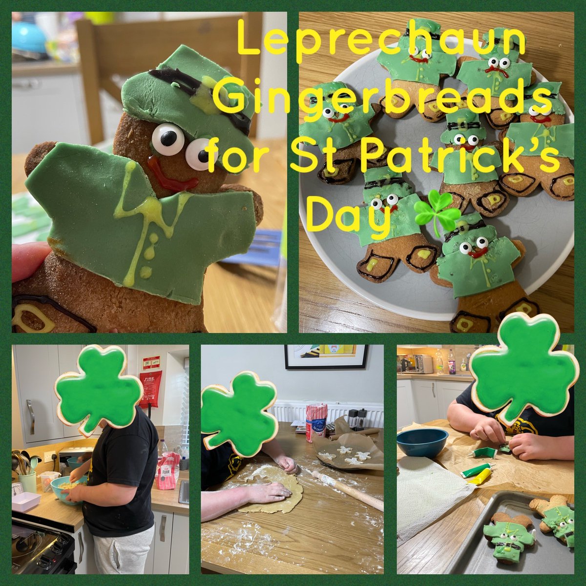 EdisonPeople's tweet image. One of our young people making Leprechaun gingerbread men for St Patrick&apos;s Day - they tasted as good as they looked!
#StPatricksDay #Leprechaun #GingerBread #Tasty