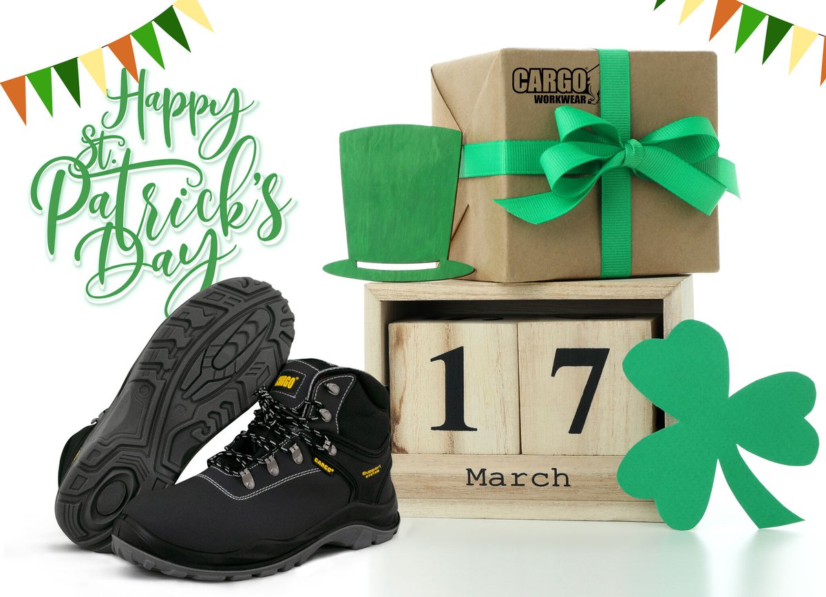 Happy St. Patrick's Day ☘️🍺

#cargoworkwear #wearthebull #stpatricksday #stpatricksday2022 #ireland #workwear #workwearclothing #workwearboots