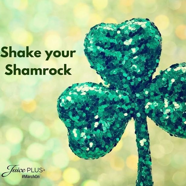 ChimeeU's tweet photo. Don't pinch me, I'm plant-based! Have you taken these lucky charms today? Packed with 11 fruits and veggies, you'll be golden this St. Patrick's Day! https://t.co/WVlKbs0SCN https://t.co/NvCoyALm31