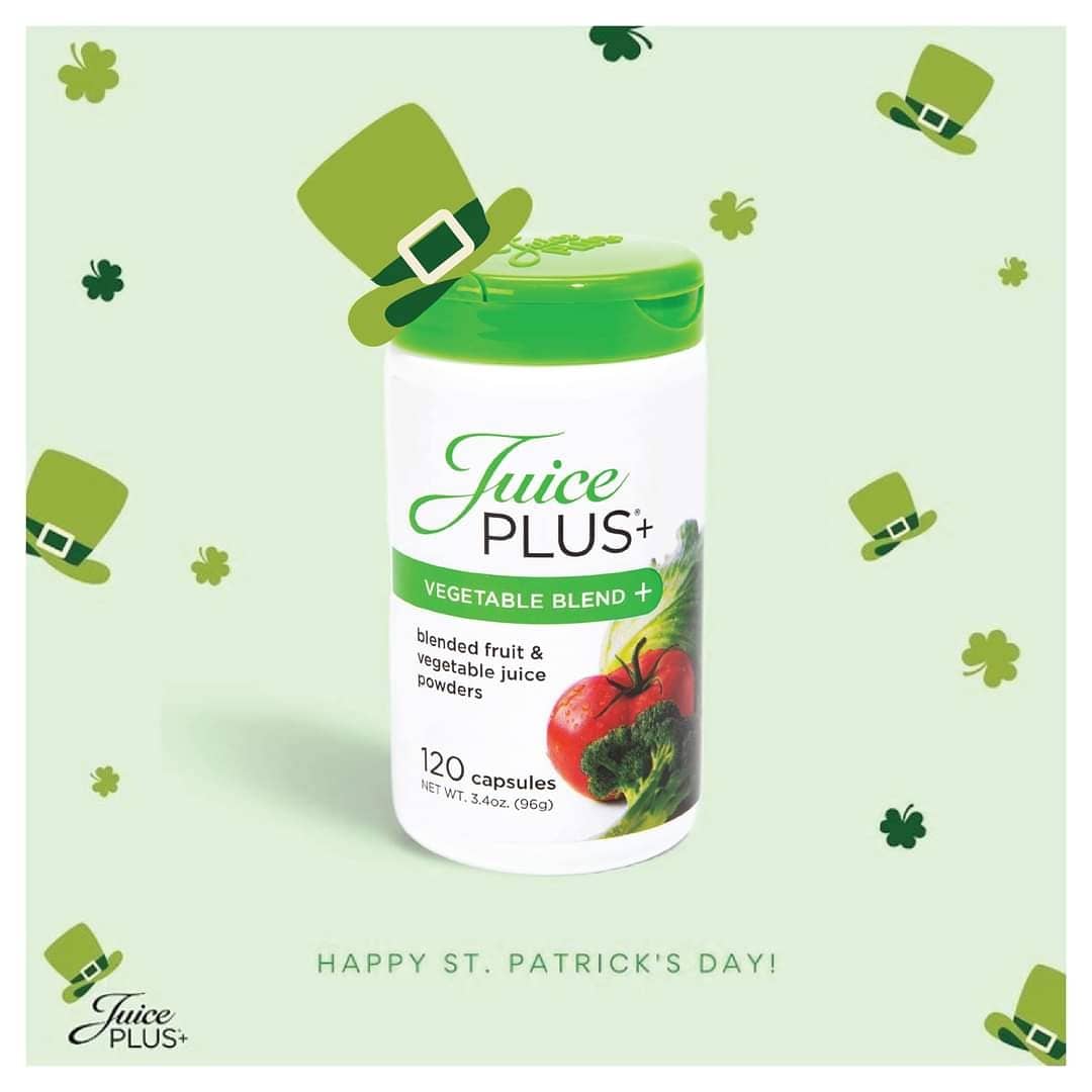 ChimeeU's tweet photo. Don't pinch me, I'm plant-based! Have you taken these lucky charms today? Packed with 11 fruits and veggies, you'll be golden this St. Patrick's Day! https://t.co/WVlKbs0SCN https://t.co/NvCoyALm31