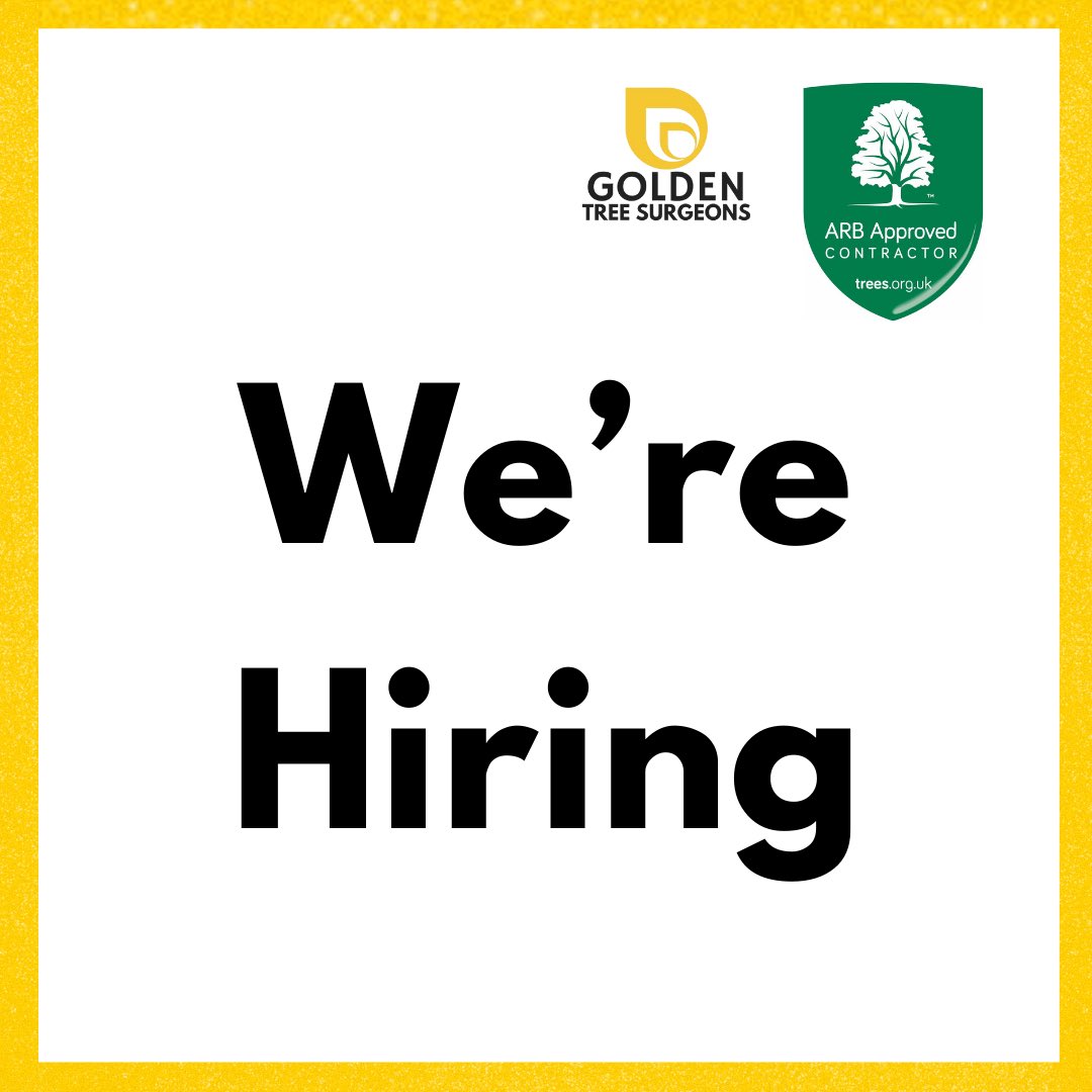EdbentonGTS's tweet image. We are looking for Climbers and an Administrative Assistant to join our team. Take a look at our website for all the information goldentreesurgeons.com/jobs