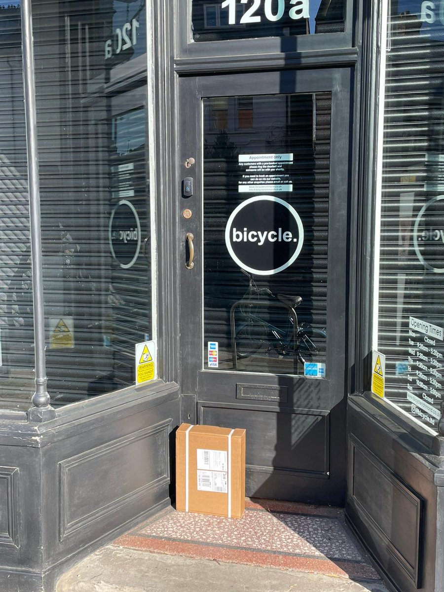 bikefitjames's tweet photo. ⁦@parcelforce⁩ even after complaining several times and being assured the complaint was being passed on I still have packages being left outside a closed premises - absolutely disgusting service https://t.co/APhbGa6cYj