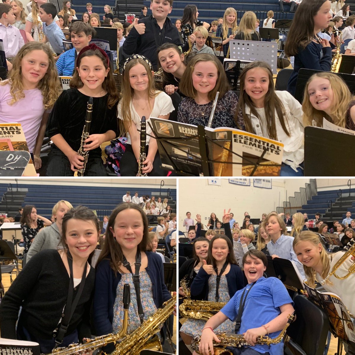 It was the Deer Hill band’s turn last night at the All School Band Concert, and they brought enthusiasm and talent! <a href="/DeWaalOfSound/">Deer Hill Band</a> <a href="/CHSartandmusic/">Cohasset HS Art and Music</a> #proudtobedeerhill #proudtobecps