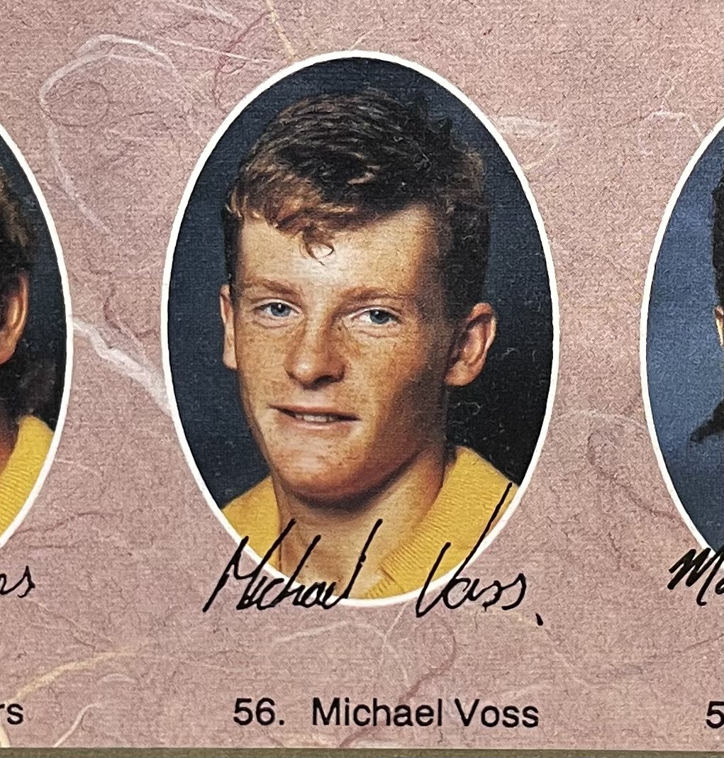CarnTheBears's tweet photo. Michael Voss, preseason 1992 - thirty years ago. https://t.co/FMm5MQNa3h
