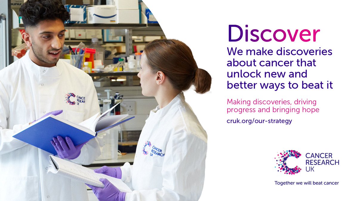 For 20 years, our discoveries have saved many lives. Today, the world is on the brink of a revolution in its understanding of cancer. By making discoveries &amp; driving progress, we'll bring hope to those affected by cancer bit.ly/3u2wDkA