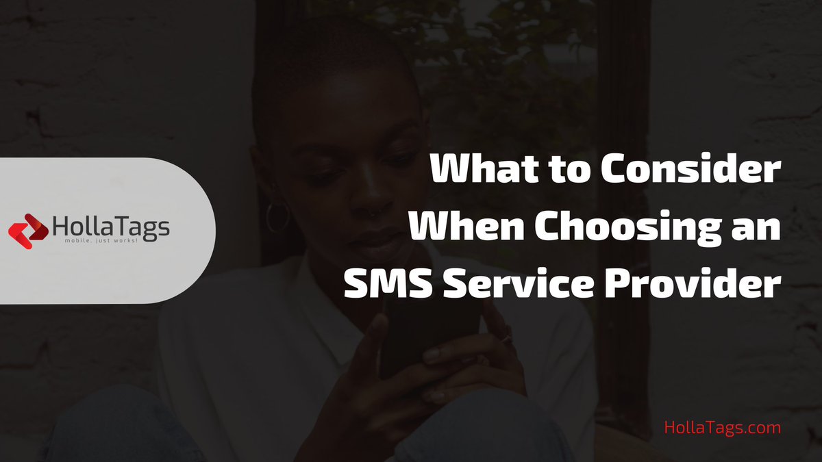 HollaTags's tweet photo. Choosing an SMS service provider is more than just picking the cheapest or most convenient option. Besides price, there are many factors to consider.

👀Here, we break down these factors and show you what to look for.

https://t.co/6qknwWI4kw https://t.co/TQosZMnAKs