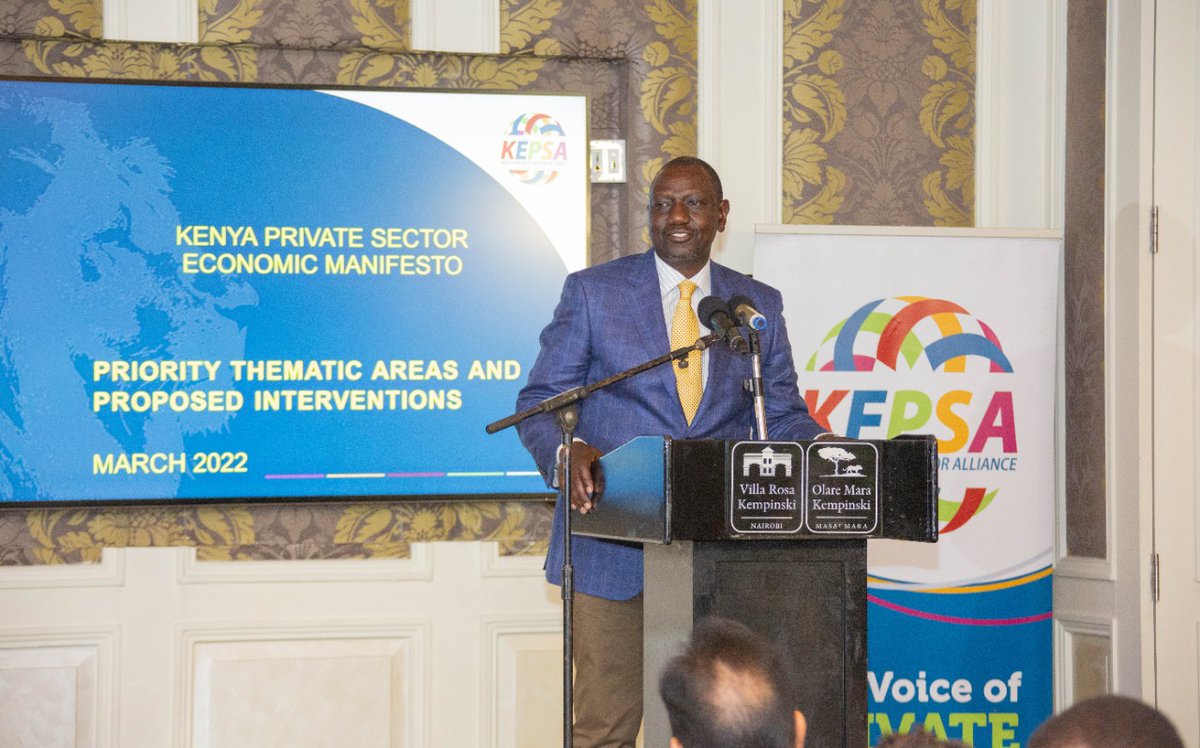 William Samoei Ruto, PhD tweet media