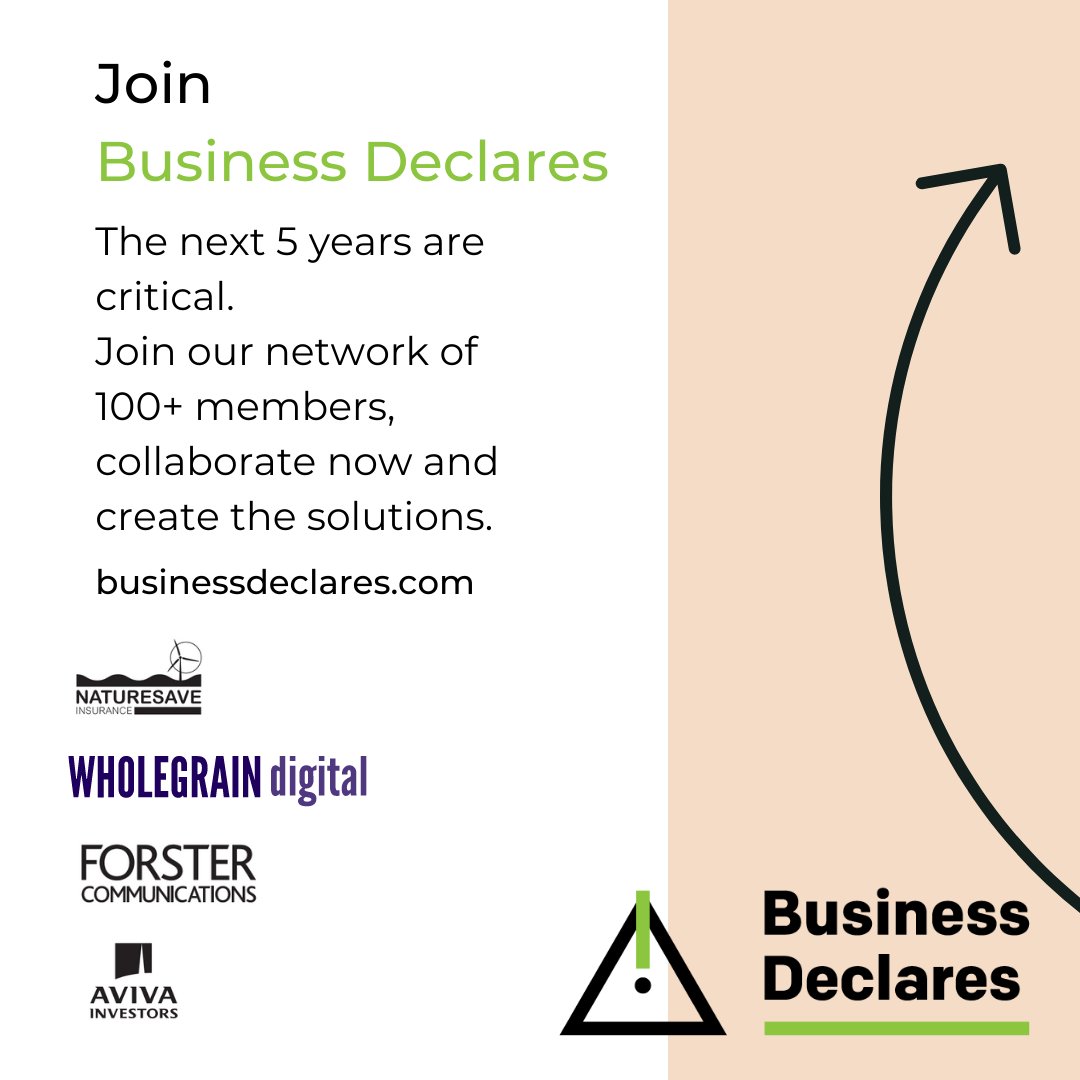 hlcchampions's tweet image. The next five years are critical‼️🌏

Join this network of 100+ members, collaborate now and help create the solutions needed.

Apply to become a member of @BizDeclares, check out our website and to find out more : businessdeclares.com

#businessdeclares #climateemergency