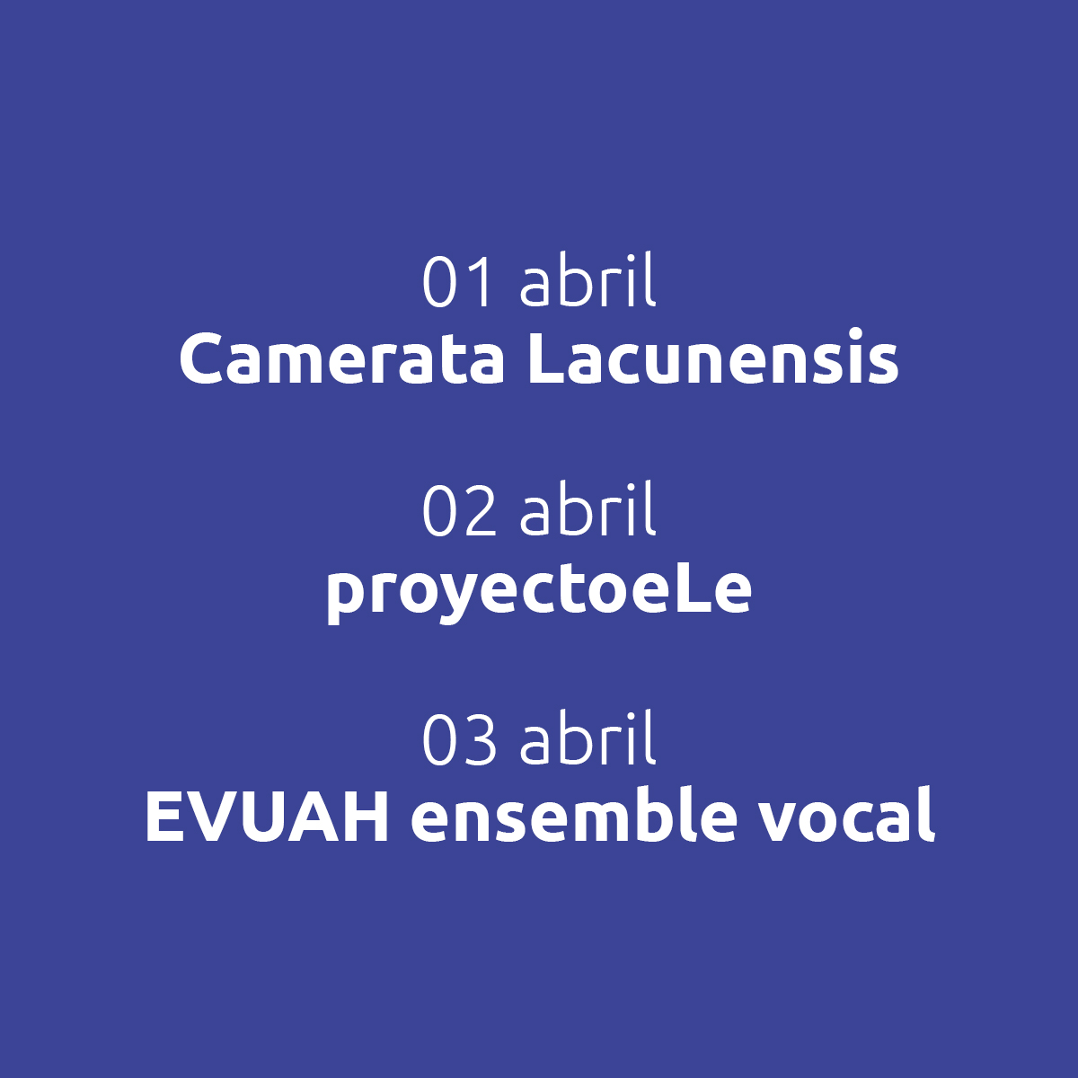 CulturaUAH's tweet photo. CISNEROS: FESTIVAL DE MÚSICA CORAL
DE LA UNIVERSIDAD DE ALCALÁ

¡No te pierdas nuestro festival de música coral del 1 al
3 de abril! Entradas ya a la venta en la tienda del
edificio del Rectorado.
@UAHes  @aulamusicacoraluah #Música #Conciertos #Coros https://t.co/VjOnAKcZrS