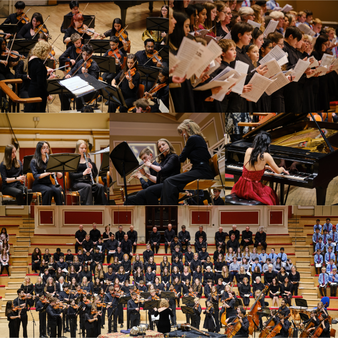 It was great to see several alumni return to perform alongside current students at this year’s Spring Concert last Saturday.

We’d love to welcome more alumni to future events hosted by the schools, view the full Calendar of Music and Arts Events here: tinyurl.com/2p8u55bv