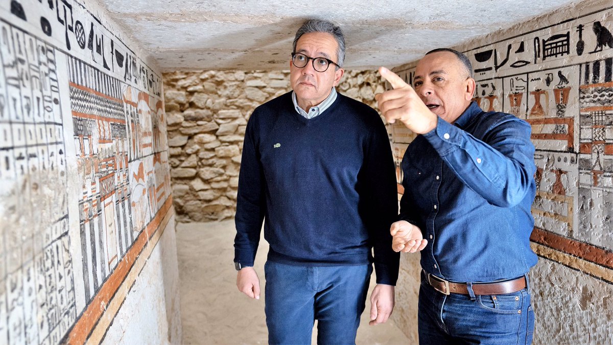 luxortimes's tweet photo. Exclusive: Egyptian Archaeologists Discover 5 Old Kingdom &amp; First Intermediate Period Tombs https://t.co/KBflcuBQU0 @yukinegy @indyfromspace @whencyclopedia @ArchaeoTravelTV https://t.co/Oqpz5zy89c