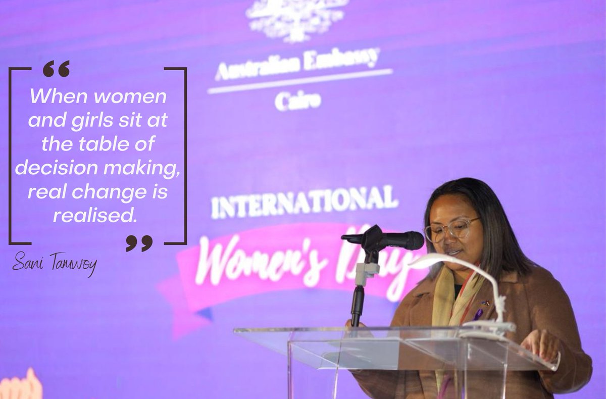 The🇦🇺Emb celebrated #IWD with a discussion on Gender Equality Today for a Sustainable Tomorrow, hosted by our own Sani Tamwoy, a proud Maluiligal woman, who spoke about how generations of women in her family had maintained a sustainable way of living for thousands of years
#IWD22