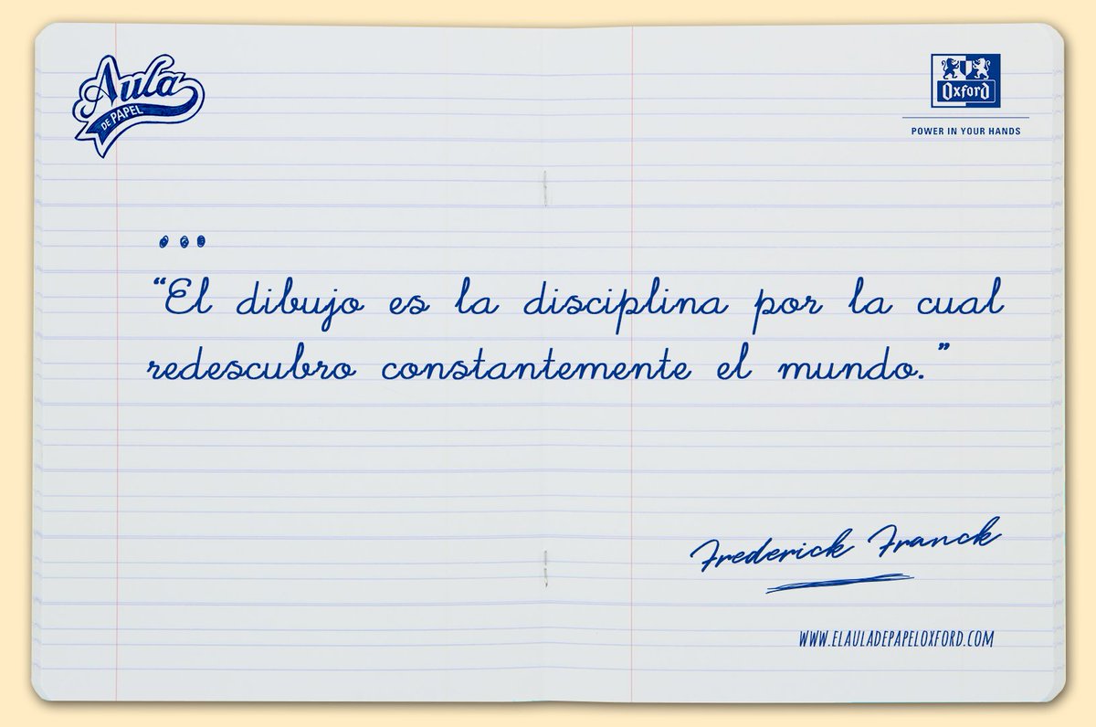 AulaPapelOxford's tweet photo. El dibujo es un reflejo de cómo ves el mundo. 🌍 
#FrasedelDía https://t.co/38oJt2pnYX