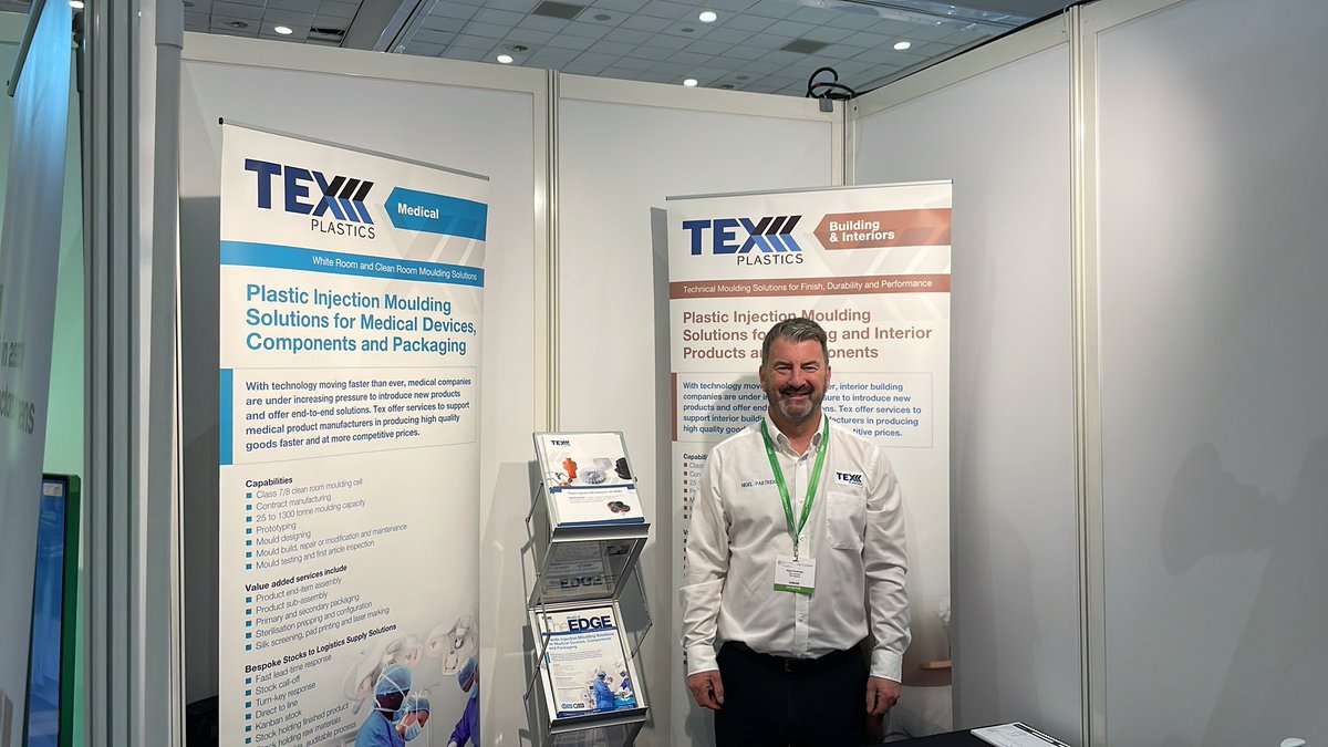 Day 2 of Medical Technology UK. Visit us on stand 103 #medicaltechuk #plastics #cleanroom # injection moulding