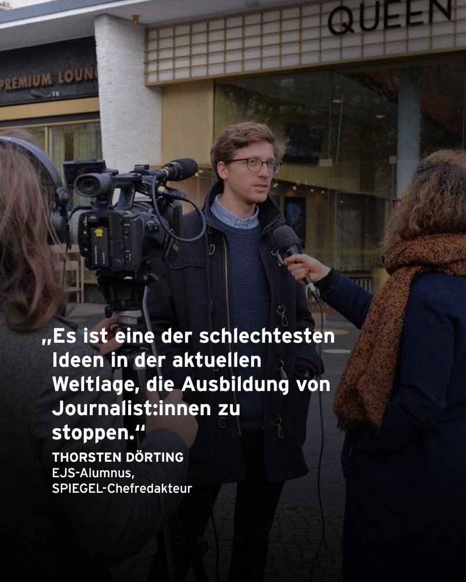 Cornelia Kästner (@corneliakstner2) on Twitter photo Schade, dass man gerade im Zeitalter des „Postfaktischen“ und von Trollen und Fake News eine in Jahrzehnten gewachsene gute Journalistenausbildung aufgibt!
#ejs_retten <a href="/RettetdieEJS/">EJS_retten</a> <a href="/ejs_berlin/">Evangelische Journalistenschule</a> #kirche_digital #digitale_kirche #qualitätsjournalismus Schade, dass man gerade im Zeitalter des „Postfaktischen“ und von Trollen und Fake News eine in Jahrzehnten gewachsene gute Journalistenausbildung aufgibt!
#ejs_retten <a href="/RettetdieEJS/">EJS_retten</a> <a href="/ejs_berlin/">Evangelische Journalistenschule</a> #kirche_digital #digitale_kirche #qualitätsjournalismus