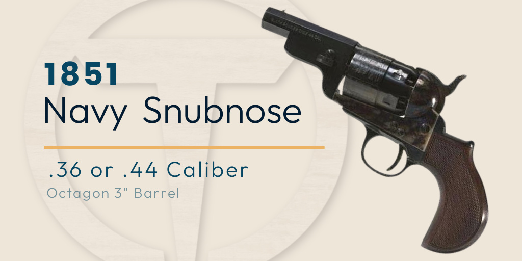 TaylorsFirearms's tweet image. #coolfactor The 1851 Navy Snubnose: traditional yet... not. 

Learn more: bit.ly/3KNplIk
