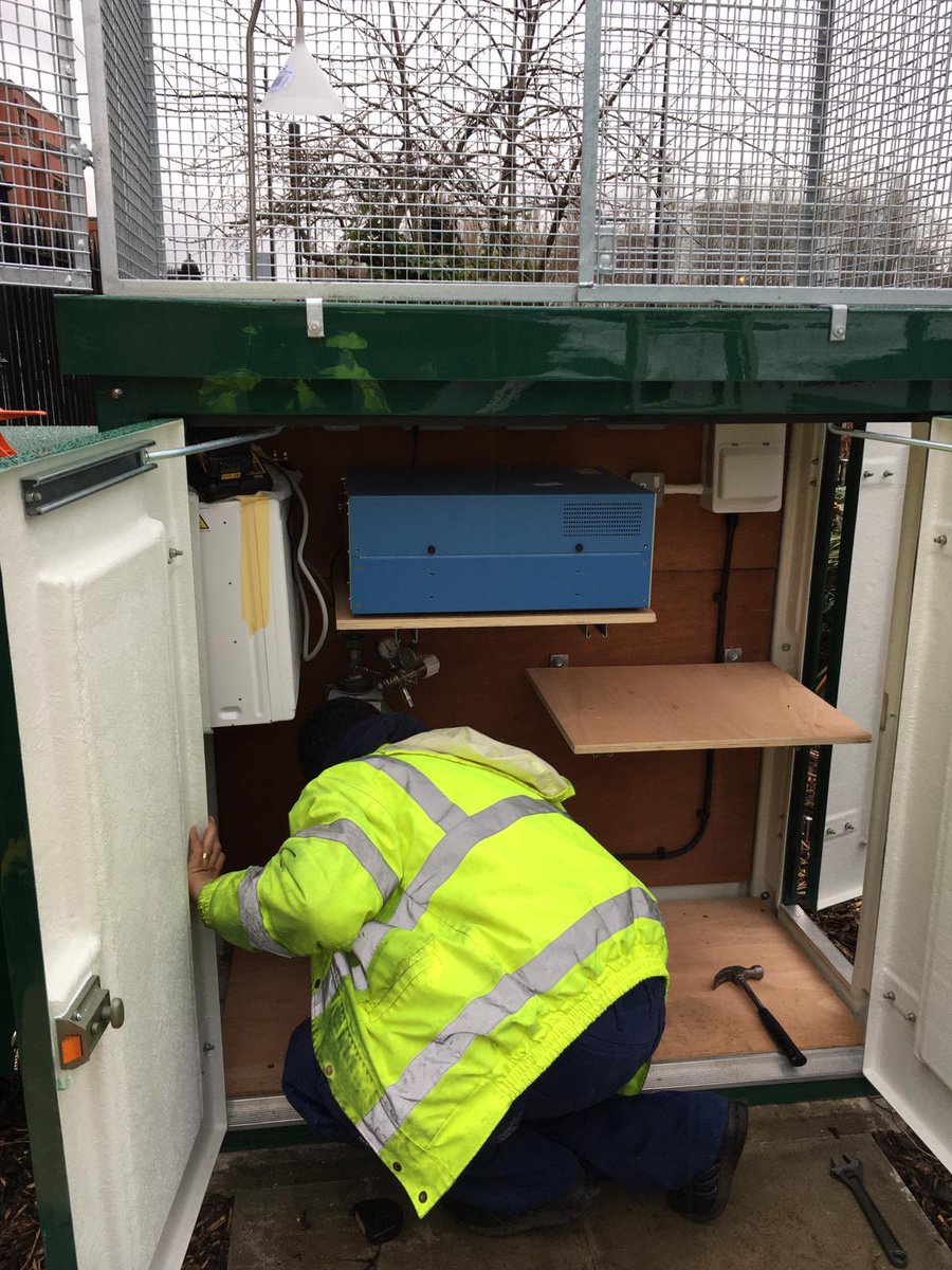 craigsexton06's tweet photo. As promised @geoanorak Yesterday’s @urbanobserv installation, the @AcoemUk engineer had it rough, there was bad weather, there was delays, there was bad weather, there was people walking through the coned off area and the weather was bad! https://t.co/zaDjMipGWR