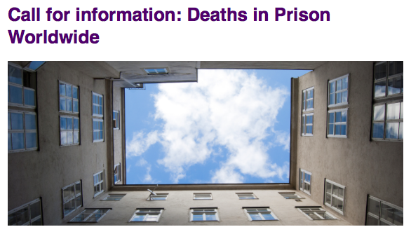 📢PRI is embarking on a new programme of work to address the human rights issues that arise with prison deaths. 

We are collecting information on #deathsinprison from around the 🌍 &amp; and we are seeking YOUR input! 

Please download the survey here: 👉bit.ly/3qf0025