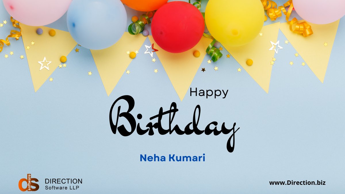 directionswsoln's tweet photo. A very happy birthday to Neha Kumari from our MG Team!

#DirectionSoftware #HappyBirthday #HRManager #MGTeam #BirthdayWishes https://t.co/X6Nzh1X0h1