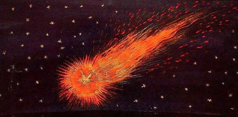 кометы в мифологии. комета галлея в 1986 году. душа комета. комета 1200. Warhammer комета.