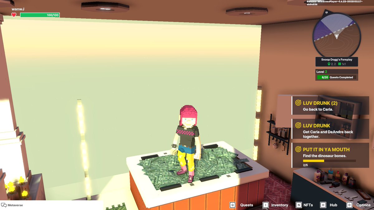 WanwanC22's tweet photo. @TheSandboxGame I just participated in the daily #SandboxAlphaS2Contest for a chance to earn up to 1,000 $SAND! Starting March 16 - Take a money bath in Snoop Dogg Mansion. Check out my screenshot below!
👇 #SandboxAlphaS2 https://t.co/98ouj46dxJ