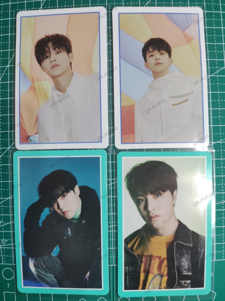 KiYuWoOohH's tweet photo. WTT/LFT 

Junkyu and Jeongwoo equivalent 

Condition: No marks 
Own pulls (On hand)
MOD: Can do sco

Unit PC of Jihoon and Mashi is tradable for JaeWoo Unit .

(1st pic unit pc ➡️ concept pc? ➡️ Blue ver pc ➡️ Green pc) 

Dm me if interested🤗🤗 https://t.co/HhNXDGlUv5