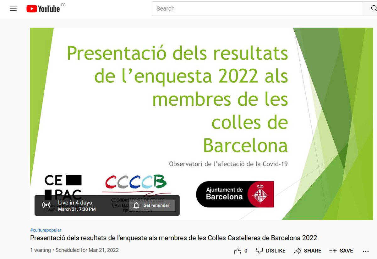 CePACcastells's tweet image. Dilluns a les 19:30 presentem els resultats de l'enquesta feta als #castellers i #castelleres de Barcelona sobre l'impacte de la #Covid19. Podreu seguir la presentació en directe. cepac.cat/presentacio-de…