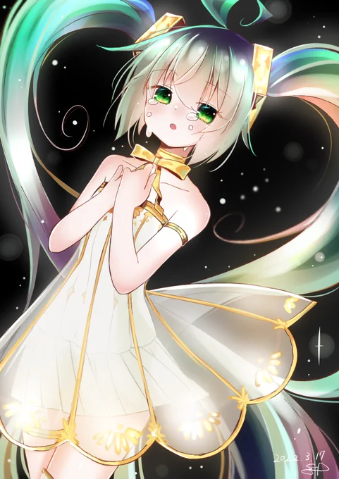 蓄音機ミクさん初描き

#初音ミク 