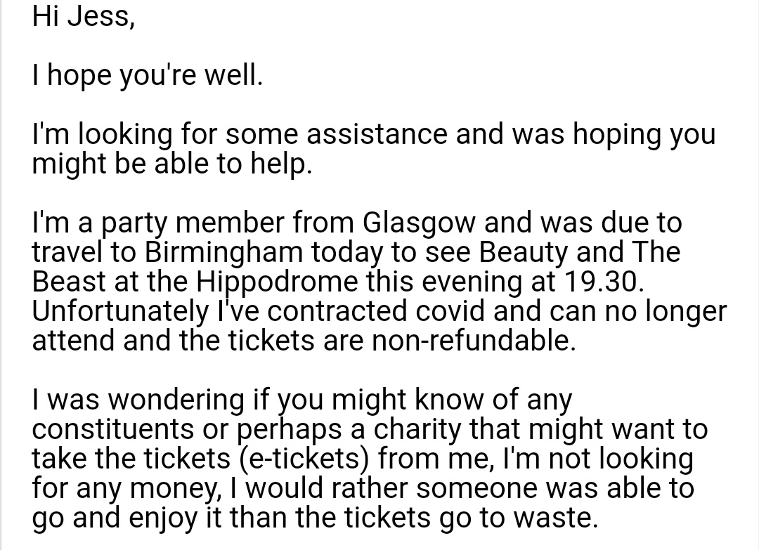 People are lovely, here is a nice thing that happened in my office this week.