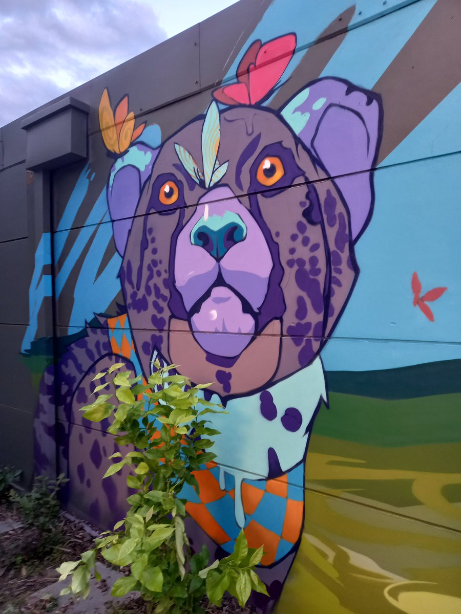 Psychedelic Cheetah.Coburg.2022
#itch1 #bryanitch #mural #StreetArt 

Hope everyone is doing well, i've been working on my solvent abuse and boosting my freckles (in leau of a tan) while the sun is still in town :)
Back in the office snuggling with zbrush &amp; blender soon :)