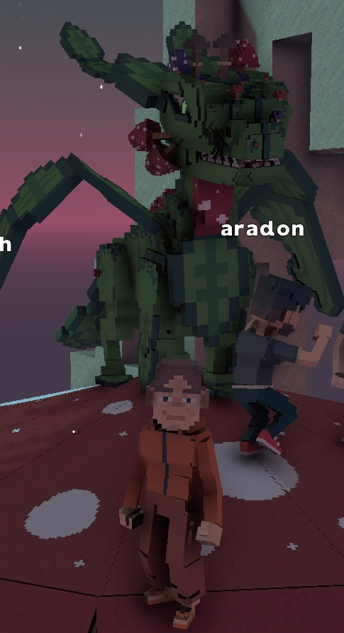 Lory59708643's tweet photo. @TheSandboxGame I just participated in the daily #SandboxAlphaS2Contest for a chance to earn up to 1,000 $SAND! Starting March 15 - Selfie with the mushroom dragon. Check out my screenshot below! 👇 #SandboxAlphaS2 https://t.co/LWcXSWHqma