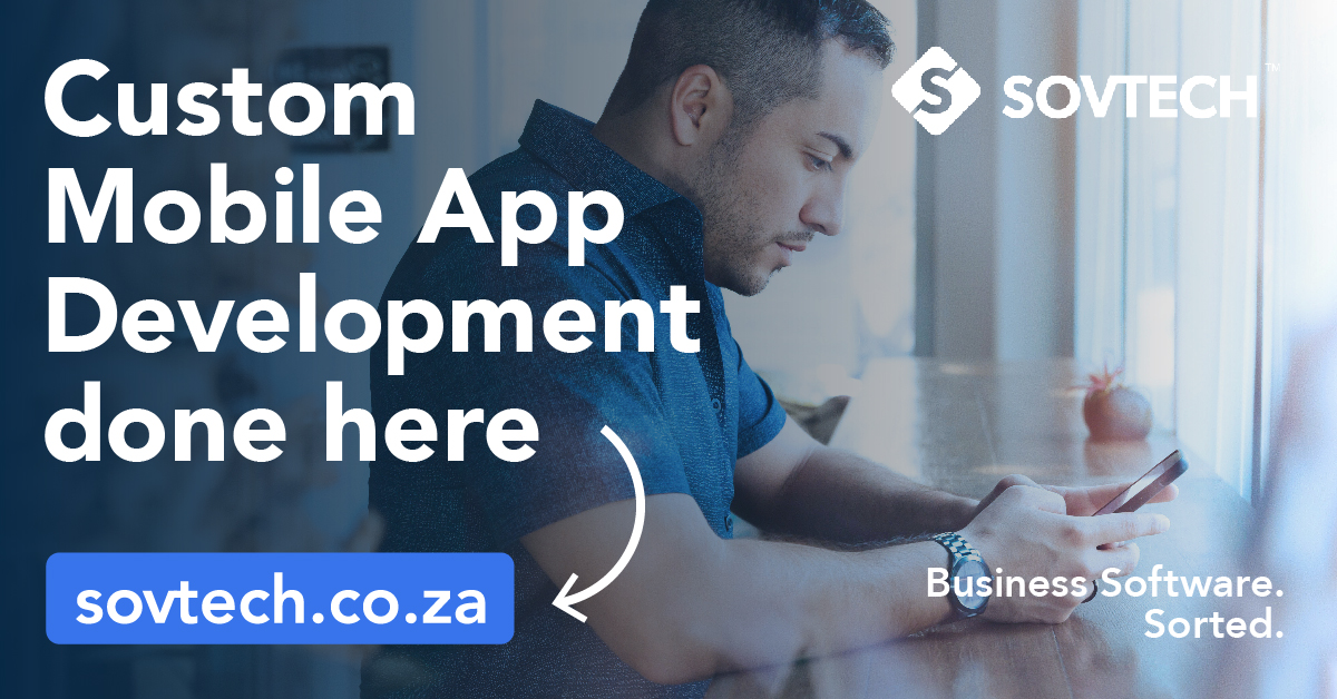 Your business needs an app that is custom built, user-focused and industry specific.

Mobile and web applications increase your business’ ability to scale internal processes and engage with more customers.➡️ sovtech.co.za

#appdevelopment #apps #customsoftware #sovtech