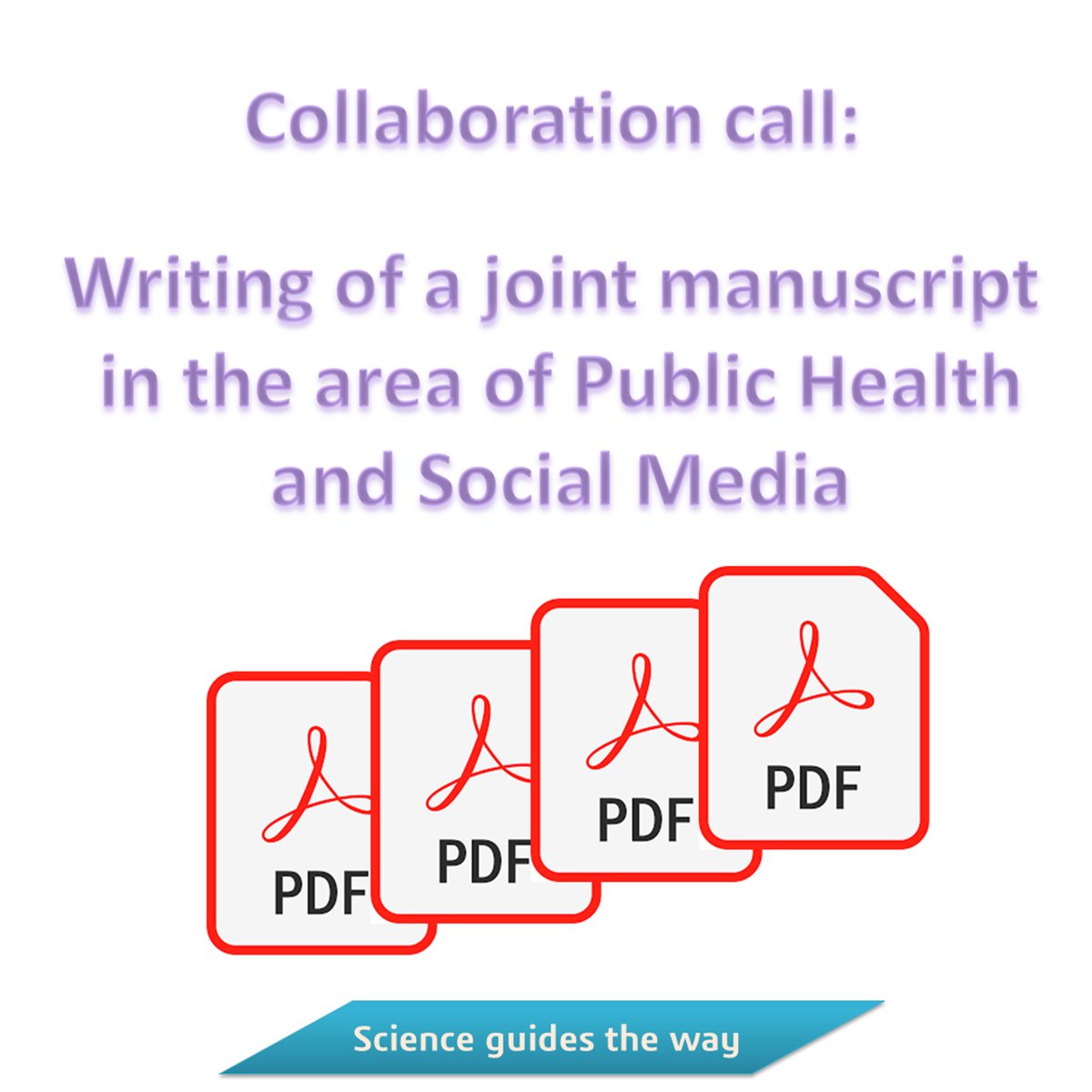 Collaboration call: Writing of a joint manuscript in the area of Public Health and Social Media digitalpatientsafety.com/collaboration-… #DHPSP #PublicHealth #SciComm