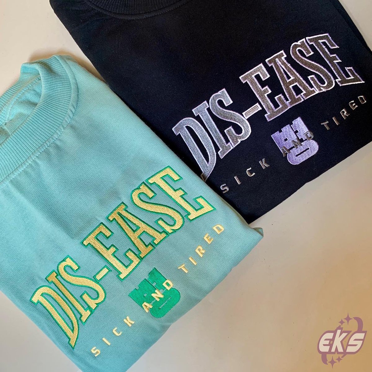 etherealkstuff's tweet photo. New Dis-ease Sweatshirt color added in our collection 🫣
now comes in: “Mint” https://t.co/vRGNXfLkqU