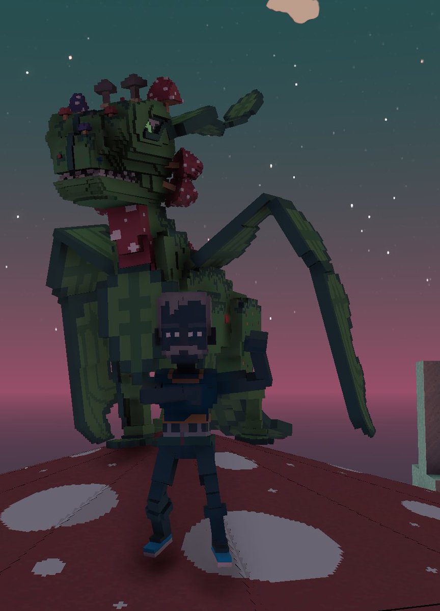 KaylaSm29444423's tweet photo. @TheSandboxGame I just participated in the daily #SandboxAlphaS2Contest for a chance to earn up to 1,000 $SAND! Starting March 15 - Selfie with the mushroom dragon. Check out my screenshot below! 👇 #SandboxAlphaS2 https://t.co/Prmp6R82iq