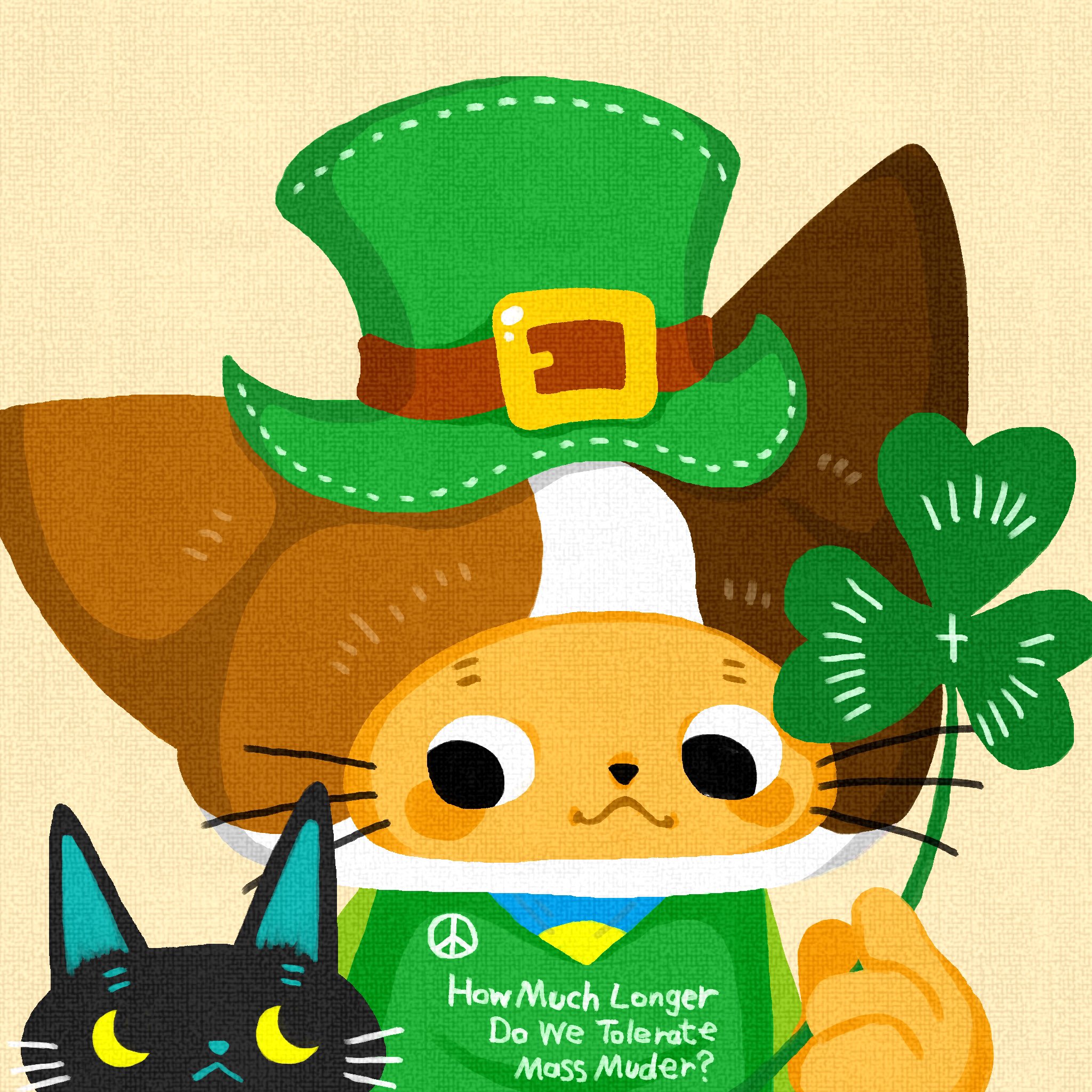 Twitter এ 佐野チュージ 毎日ラクガキする人 Bau Graphics Of Kyoto セントパトリックデー ポーグス聴いて気分も上げて 甲本ヒロトとナットキングコールの誕生日も祝う そんな日 ミサイル撃っている場合じゃない ネコキャット 猫と仕事と色々と 甲本ヒロト