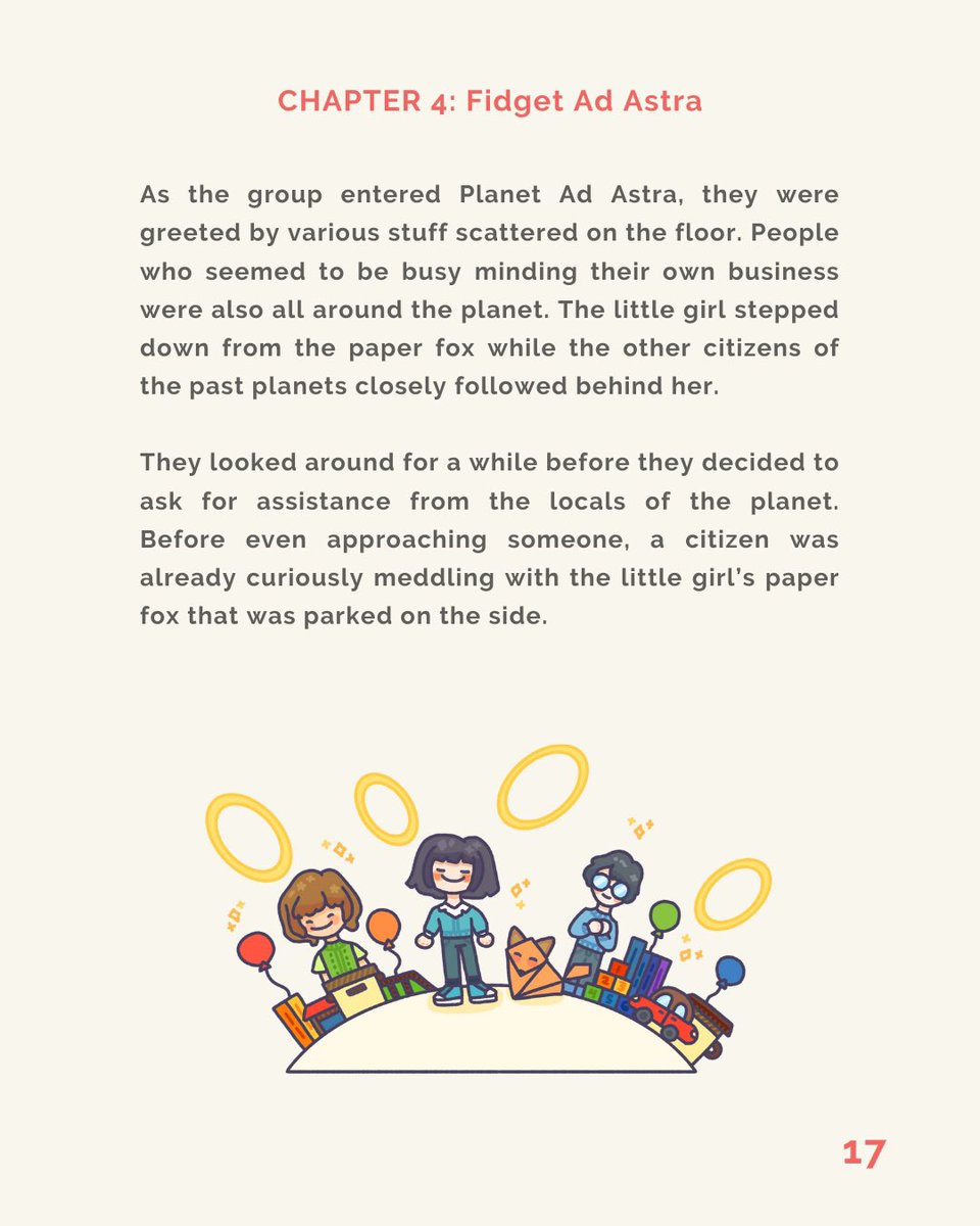 stemsolace's tweet photo. Reading gives us somewhere to go when we have to stay where we are 📚🛣

Join the adventure into Chapter 4: Fidget Ad Astra 🔮🙇🏻‍♀️

Full Book: https://t.co/f65zRLlWv5

✏️: Mikka Lagdan &amp; Ally Aguilar
🎨: Casey Jalandoni &amp; Beverly Obligado

#STEMSolace22
#GiftAmongtheStars https://t.co/fBPWX7QtfC
