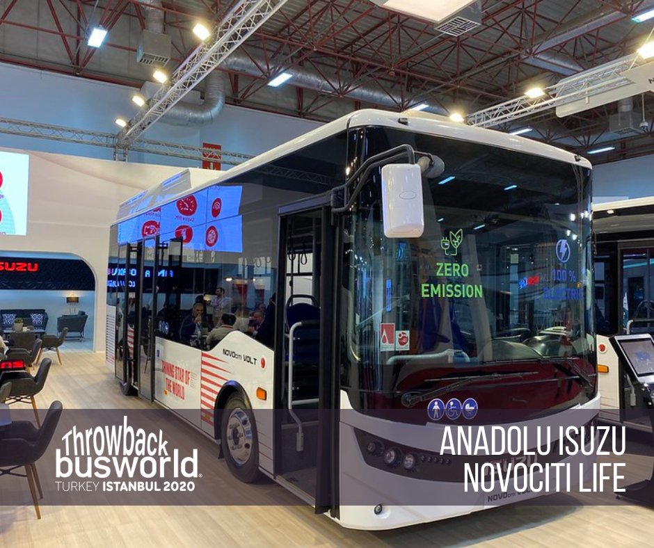 busworld's tweet photo. Anadolu Isuzu presented its NovoCiti Life during Busworld Turkey 2020 in Istanbul. Thanks to its compact size (8m) and its low floor platform, it offers fuel efficiency and high-manoeuvrability!
#busworld #BusworldTurkey #AnadoluIsuzu #publictransport #mobility
@AnadoluIsuzu https://t.co/eF4qjwIooD
