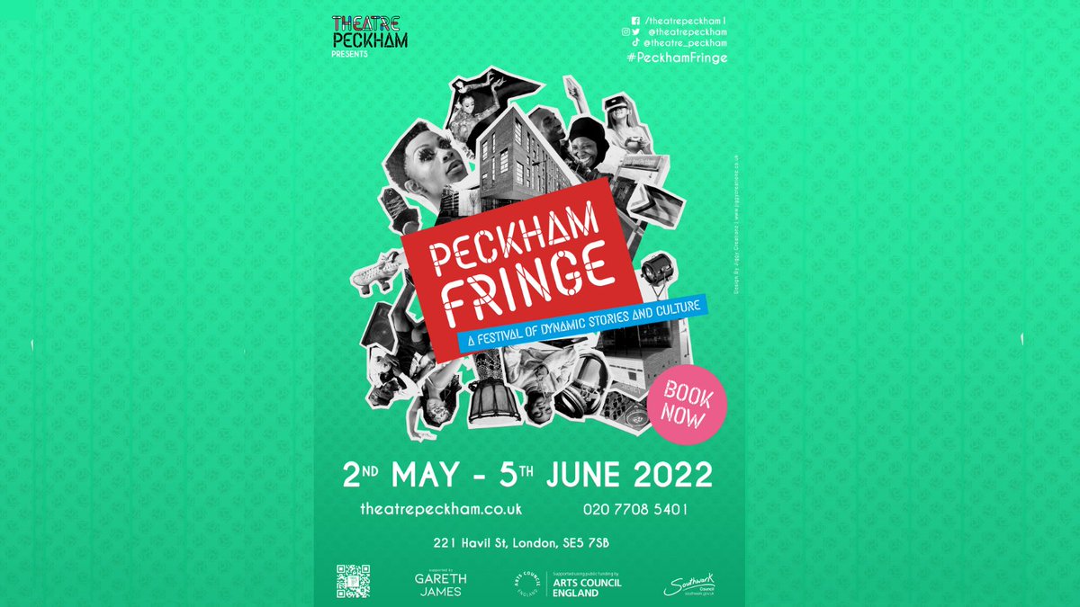 TheatrePeckham's tweet photo. ⭐️We are thrilled to announce the line-up for our first season of #PeckhamFringe – a festival of dynamic stories and culture.⭐️

32 shows across 5 weeks (2 May - 5 June)! 

Tickets start from £5 and are on sale now: https://t.co/GX0VYwgKkQ 

Here’s a thread of what’s to come 👇 https://t.co/1H4zL8bcjr