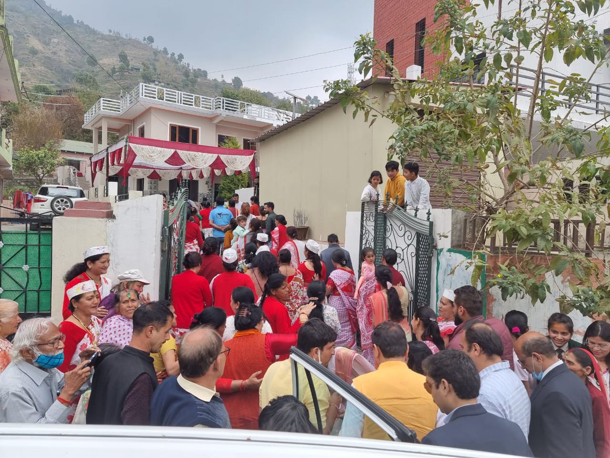 pushkardhami's tweet photo. आज मेहरागांव, नैनीताल में आयोजित होली मिलन कार्यक्रम में सम्मिलित होकर लोगों को होली के पावन पर्व की बधाई एवं शुभकामनाएं दी।

@narendramodi 
@JPNadda
@AmitShah  
@rajnathsingh
@blsanthosh
@JoshiPralhad
@dushyanttgautam 
@BJP4UK https://t.co/snC6a270fz