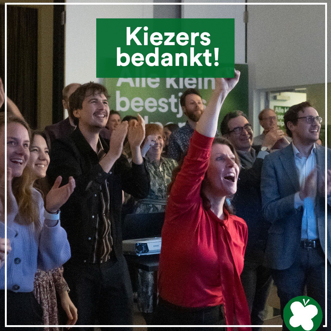 Yes! Enorme groene groei, kiezers bedankt! 💚💚💚

#pvdd #partijvoordedieren #gr2022