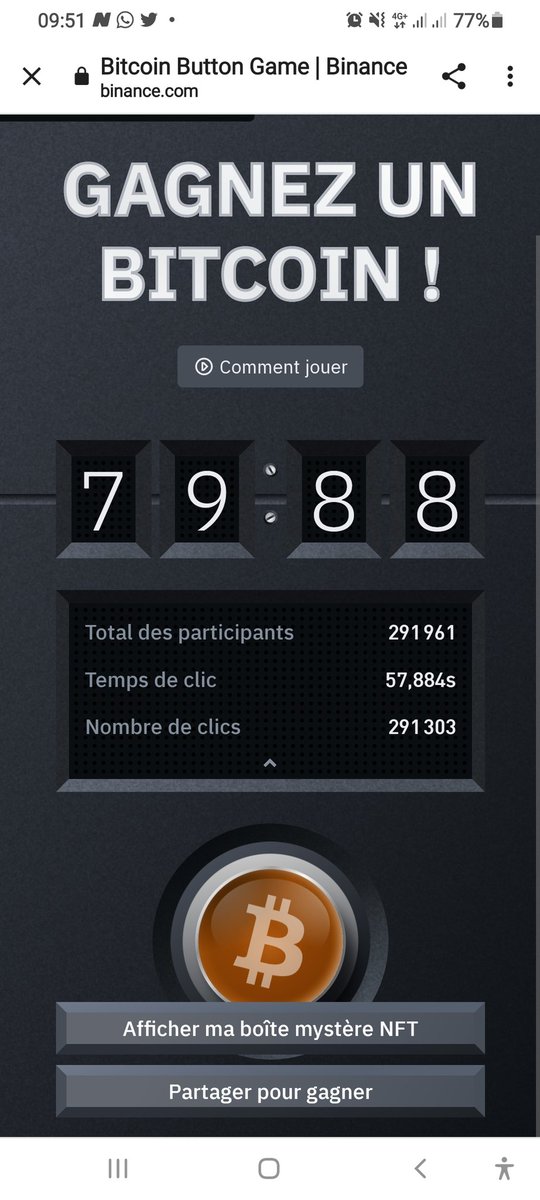 #BitcoinButton et #Binance