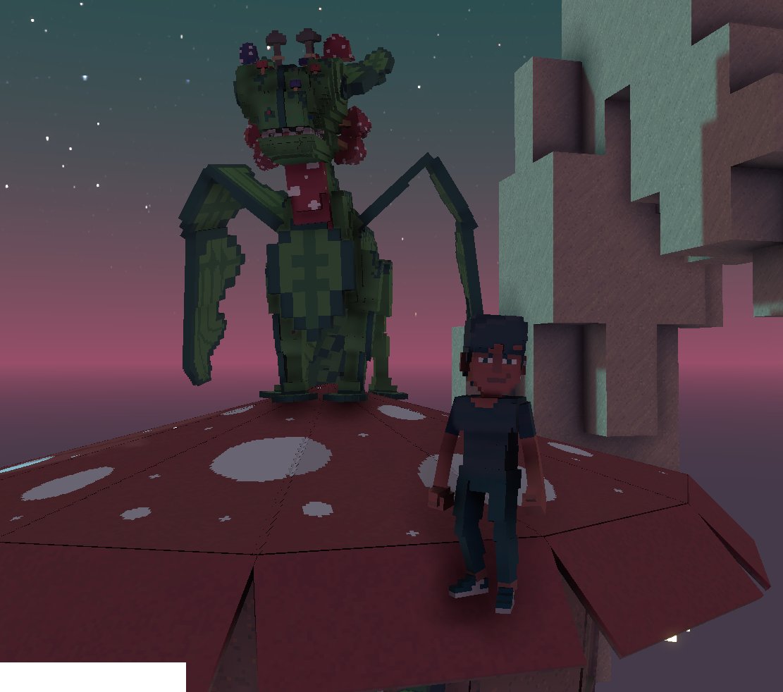 TheVanesa3's tweet photo. @TheSandboxGame I just participated in the daily #SandboxAlphaS2Contest for a chance to earn up to 1,000 $SAND! Starting March 15 - Selfie with the mushroom dragon. Check out my screenshot below! 👇 #SandboxAlphaS2 https://t.co/F1NzXXqmoP