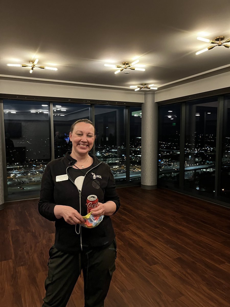 Anyone who knows me knows I’m deathly afraid of heights. (Like anything over 10 floors) I’ve been working really hard this year to overcome my fear. Last night I made it to the MACUL presidents reception! Here’s to making it up next year!