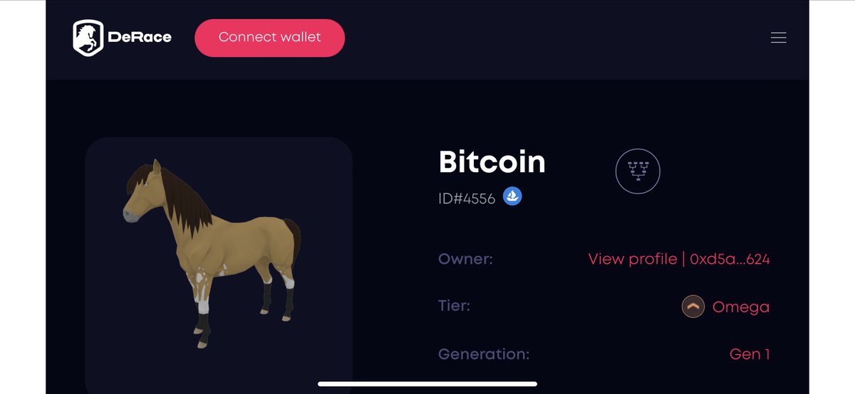 <a href="/LayahHeilpern/">Layah Heilpern</a> There is legendary horse in the <a href="/DeRaceNFT/">zkRace</a> Ecosystem Called Bitcoin and it holds the World Record time over 7 Furlongs

#MetaSport_of_Kings_N_Queens
#DeRace 
<a href="/DERCArmy/">#DERCArmy | DeRacers (🔮)</a> Racing Teams

Send us a name you ❤️ <a href="/LayahHeilpern/">Layah Heilpern</a> and we can name a horse for you 😉