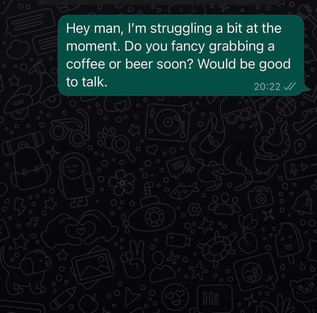 Don’t ever feel bad about sending a text like this.