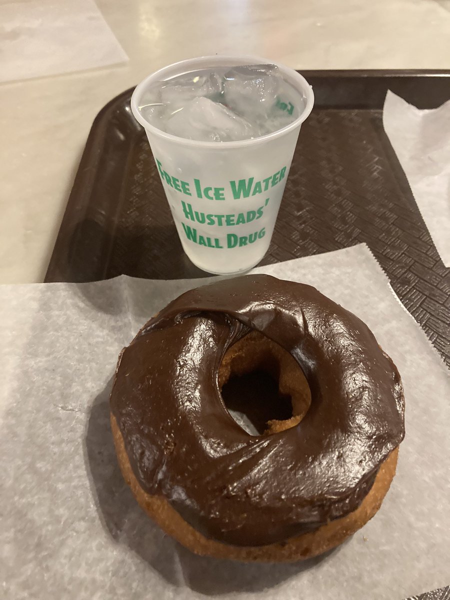 Well when your on the way to cheer on <a href="/FliersBBB/">Flandreau BBB</a> we had to make a good stop at <a href="/WallDrug/">Wall Drug Store</a>! Good luck fliers. #freeicewater