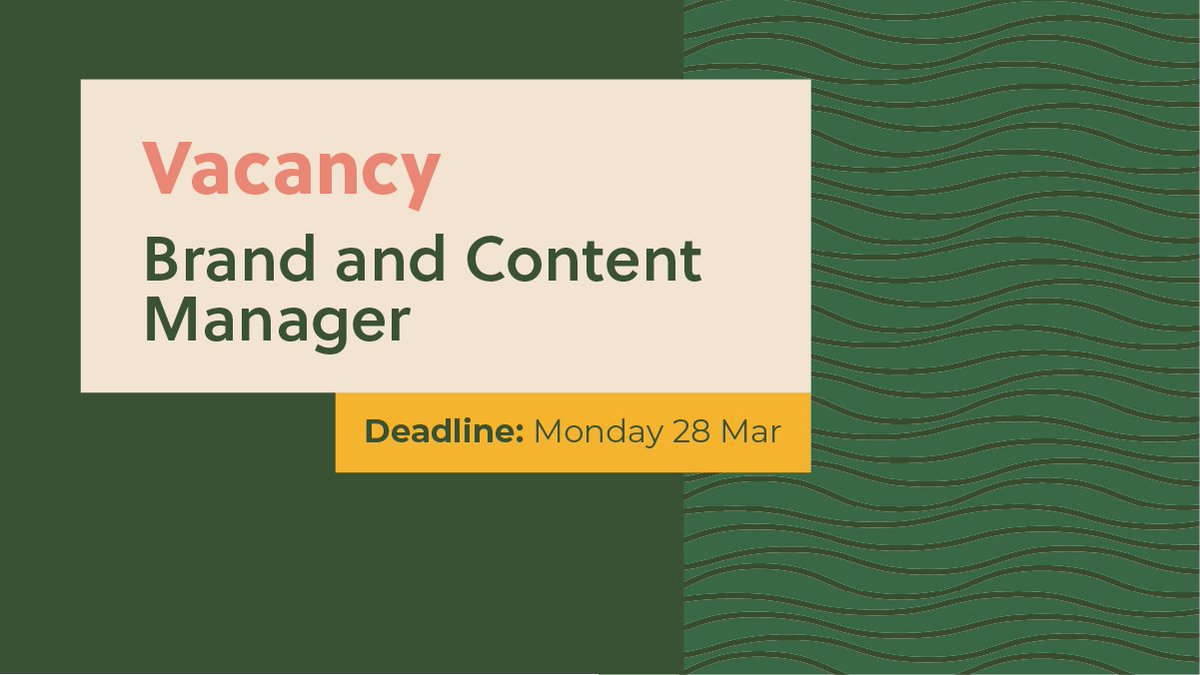 GSTTFoundation's tweet photo. Passionate about brands, audience insight and storytelling? 

We are looking for a Content Manager with experience of successfully working on charity brand strategies.

Deadline 28th March. Apply now: https://t.co/k5gyrU96fK https://t.co/e3jMynH5Fe