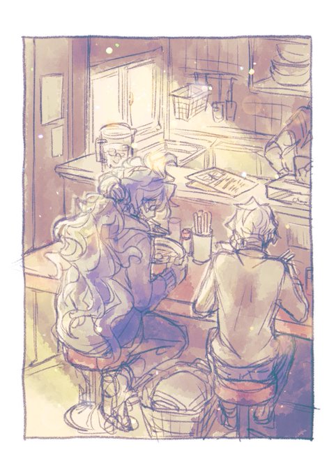 ※きっと現パロ。

🐙「くそっ…カロリーが…カロリーが美味いのは当たり前なんですよくそっ…!」

🍜食べたかったのに食べれなかったので食べてもらった。反省はしていない。多分大学の学部違いでサークルの先輩後輩、本日の勝者💀さんからの×ゲーム実行中とかそういう。

💀「奢るから付き合って」 